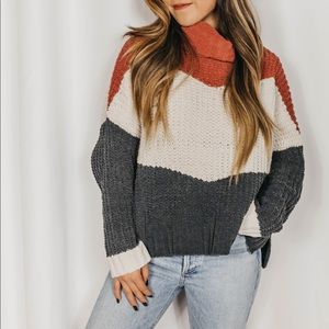 NEW // Brighten My Day Color Block Sweater